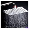 Ducha Cuadrada Cromada De 20 Cm En Acero, No Plástica 3 Ducha Cuadrada Cromada De 20 Cm En Acero, No Plástica