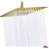 Ducha Dorada Acero 20 Cm Cuadrada + Tubo + Monomando 5 Ducha Dorada Acero 20 Cm Cuadrada + Tubo + Monomando