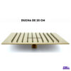 Ducha Dorada Acero 20 Cm Cuadrada + Tubo + Monomando 7 Ducha Dorada Acero 20 Cm Cuadrada + Tubo + Monomando