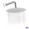 Ducha Redonda Cromada De 20 Cm En Acero, No Plástica Ducha Redonda Cromada De 20 Cm En Acero, No Plástica