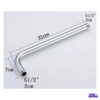 Ducha Redonda Cromada De 20 Cm En Acero, No Plástica 3 Ducha Redonda Cromada De 20 Cm En Acero, No Plástica